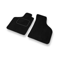 Tapis de sol velours pour Renault Twingo I (1992-2007) - Premium tapis de voiture - noir - DGS Autodywan