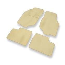 Tapis de sol velours pour Rover 25 (2000-2005) - Premium tapis de voiture - beige - DGS Autodywan