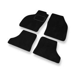 Tapis de sol velours pour Saab 9-3 I (1998-2002) - Premium tapis de voiture - noir - DGS Autodywan