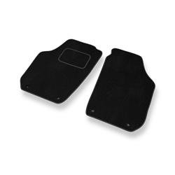 Tapis de sol velours pour Skoda Fabia II (2007-2014) - Premium tapis de voiture - noir - DGS Autodywan