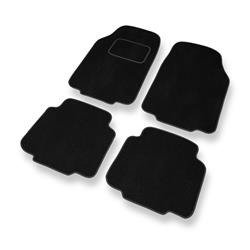 Tapis de sol velours pour Subaru Justy IV (2007-2010) - Premium tapis de voiture - noir - DGS Autodywan