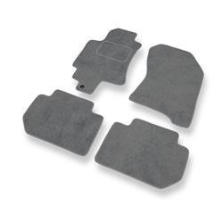 Tapis de sol velours pour Subaru Tribeca II (2007-2014) - Premium tapis de voiture - gris - DGS Autodywan