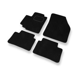 Tapis de sol velours pour Suzuki Alto VI (2009-2014) - Premium tapis de voiture - noir - DGS Autodywan