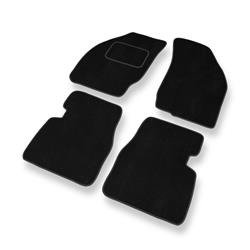 Tapis de sol velours pour Suzuki Baleno I (1995-2003) - Premium tapis de voiture - noir - DGS Autodywan