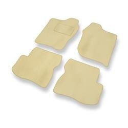 Tapis de sol velours pour Suzuki Jimny (1998-....) - Premium tapis de voiture - beige - DGS Autodywan