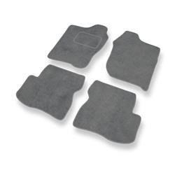 Tapis de sol velours pour Suzuki Jimny (1998-....) - Premium tapis de voiture - gris - DGS Autodywan