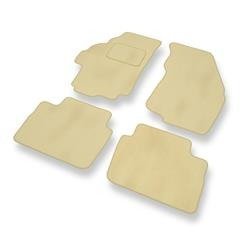 Tapis de sol velours pour Suzuki Liana (2001-2007) - Premium tapis de voiture - beige - DGS Autodywan