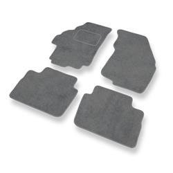 Tapis de sol velours pour Suzuki Liana (2001-2007) - Premium tapis de voiture - gris - DGS Autodywan