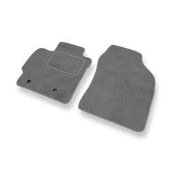 Tapis de sol velours pour Toyota Auris I (2007-2012) - Premium tapis de voiture - gris - DGS Autodywan