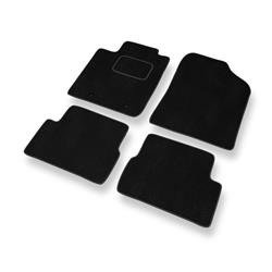 Tapis de sol velours pour Toyota Celica VII (1999-2006) - Premium tapis de voiture - noir - DGS Autodywan