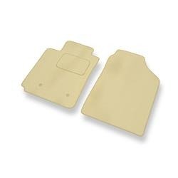 Tapis de sol velours pour Toyota Corolla IX (2001-2009) - Premium tapis de voiture - beige - DGS Autodywan