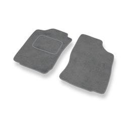 Tapis de sol velours pour Toyota Land Cruiser J90 (3 portes) (1996-2003) - Premium tapis de voiture - gris - DGS Autodywan