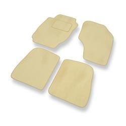 Tapis de sol velours pour Toyota RAV4 I (1994-2000) - Premium tapis de voiture - beige - DGS Autodywan