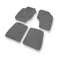 Tapis de sol velours pour Toyota RAV4 I (1994-2000) - Premium tapis de voiture - gris - DGS Autodywan