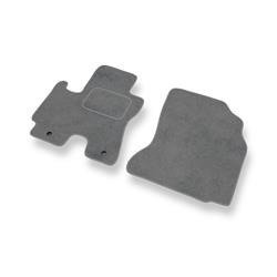 Tapis de sol velours pour Toyota RAV4 II (2000-2005) - Premium tapis de voiture - gris - DGS Autodywan