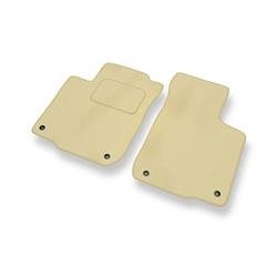 Tapis de sol velours pour Volkswagen Golf IV (1997-2006) - Premium tapis de voiture - beige - DGS Autodywan