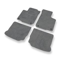 Tapis de sol velours pour Volkswagen New Beetle I (1998-2005) - Premium tapis de voiture - gris - DGS Autodywan