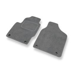 Tapis de sol velours pour Volkswagen Sharan I (1995-2000) - Premium tapis de voiture - gris - DGS Autodywan