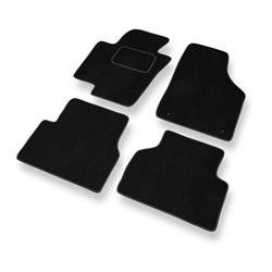 Tapis de sol velours pour Volkswagen Tiguan (2007-2016) - Premium tapis de voiture - noir - DGS Autodywan