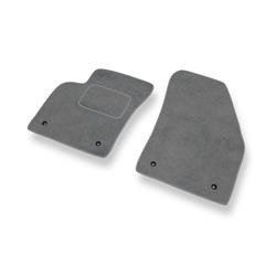 Tapis de sol velours pour Volvo C30 I (2006-2012) - Premium tapis de voiture - gris - DGS Autodywan