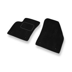 Tapis de sol velours pour Volvo V50 I (2004-2012) - Premium tapis de voiture - noir - DGS Autodywan