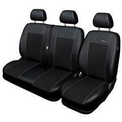 Housses de siège sur mesure pour Mercedes-Benz Sprinter II Van (2006-....) - housse siege voiture - couverture siege - Auto-Dekor - Premium - noir