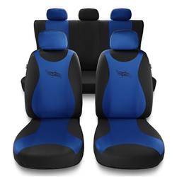 Housses de siège universelles pour Seat Exeo (2009-2013) - housse siege voiture universelles - couverture siege - bleu - Auto-Dekor - Turbo