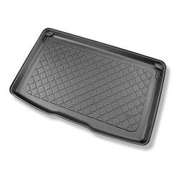 Tapis de coffre pour Dacia Sandero III Stepway Crossover (01.2021-....) - bac de coffre - protection de coffre voiture - Aristar - Guardliner - coffre supérieur; plancher amovible en la position la plus haute