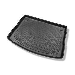 Tapis de coffre pour Hyundai i30 III PD Hayon (02.2017-....) - bac de coffre - protection de coffre voiture - Aristar - Cool liner - coffre supérieur; avec plancher deux niveaux du coffre; non pour 48V-Hybrid; sans caisson de graves