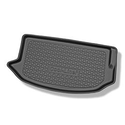 Tapis de coffre pour Kia Soul I SUV (01.2009-02.2014) - bac de coffre - protection de coffre voiture - Aristar - Cool liner - coffre supérieur