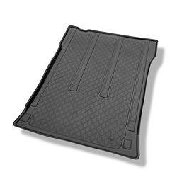 Tapis de coffre pour Mercedes-Benz Vito W447 Van (10.2014-....) - bac de coffre - protection de coffre voiture - Aristar - Guardliner - pour l'espace derriere 2e rangée de sieges (3e rangée dans la voiture ou enlevée); Tourer Long (empattement 3.200 mm, l