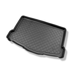 Tapis de coffre pour Nissan Qashqai II J11 Crossover (02.2014-05.2021) - bac de coffre - protection de coffre voiture - Aristar - Guardliner - coffre inférieur avec roue è usage temporaire (plancher double enlevé du coffre)