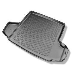 Tapis de coffre pour Skoda Octavia III 5E Break (05.2013-05.2020) - bac de coffre - protection de coffre voiture - Aristar - Guardliner - coffre supérieur (seuil de chargement plat); avec cavité droite et gauche; possibilité de couper la cavité gauche