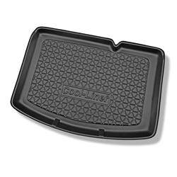 Tapis de coffre pour Toyota Yaris III Hayon (09.2011-08.2020) - bac de coffre - protection de coffre voiture - Aristar - Cool liner - coffre inférieur