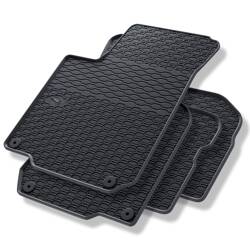 Tapis de sol en caoutchouc pour Skoda Octavia I (1996-2010) - tapis de voiture - noir - Geyer & Hosaja - 816/4C