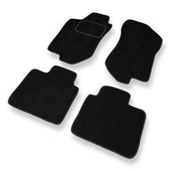 Tapis de sol velours pour Alfa Romeo 145 I (1994-2000) - Premium tapis de voiture - noir - DGS Autodywan