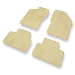 Tapis de sol velours pour Alfa Romeo 147 (2000-2010) - Premium tapis de voiture - beige - DGS Autodywan