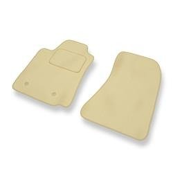 Tapis de sol velours pour Alfa Romeo 159 I (2005-2011) - Premium tapis de voiture - beige - DGS Autodywan