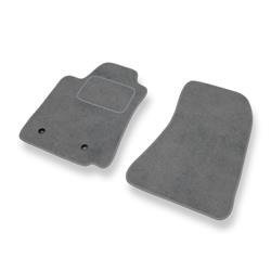 Tapis de sol velours pour Alfa Romeo 159 I (2005-2011) - Premium tapis de voiture - gris - DGS Autodywan