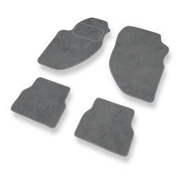 Tapis de sol velours pour Alfa Romeo 166 I (1998-2003) - Premium tapis de voiture - gris - DGS Autodywan