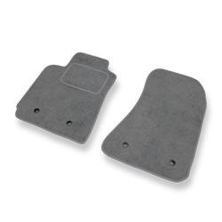 Tapis de sol velours pour Alfa Romeo Brera (2005-2010) - Premium tapis de voiture - gris - DGS Autodywan