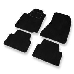 Tapis de sol velours pour Alfa Romeo Giulietta (2010-2020) - Premium tapis de voiture - noir - DGS Autodywan