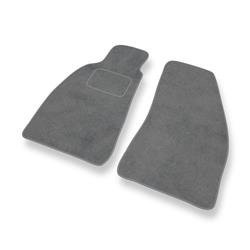 Tapis de sol velours pour Alfa Romeo Spider V (1994-2006) - Premium tapis de voiture - gris - DGS Autodywan