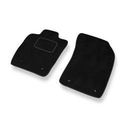 Tapis de sol velours pour Audi A1 I 8X (2010-2018) - Premium tapis de voiture - noir - DGS Autodywan