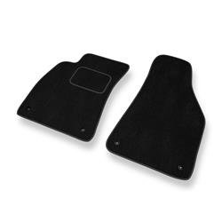 Tapis de sol velours pour Audi A4 III B7 (2004-2008) - Premium tapis de voiture - noir - DGS Autodywan