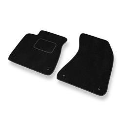 Tapis de sol velours pour Audi A8 III D4 (2010-2017) - Premium tapis de voiture - noir - DGS Autodywan