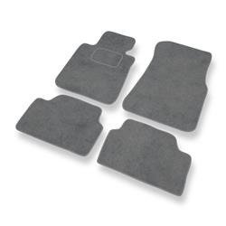 Tapis de sol velours pour BMW 1 F20 (2011-2019) - Premium tapis de voiture - gris - DGS Autodywan