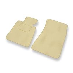 Tapis de sol velours pour BMW 3 M3 I E30 (1985-1992) - Premium tapis de voiture - beige - DGS Autodywan