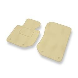 Tapis de sol velours pour BMW 3 M3 II E36 (1992-1999) - Premium tapis de voiture - beige - DGS Autodywan