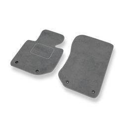 Tapis de sol velours pour BMW 3 M3 II E36 (1992-1999) - Premium tapis de voiture - gris - DGS Autodywan